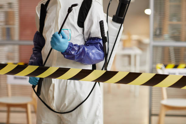 Professional Sewage Cleanup technician working in Lawrenceville, VA